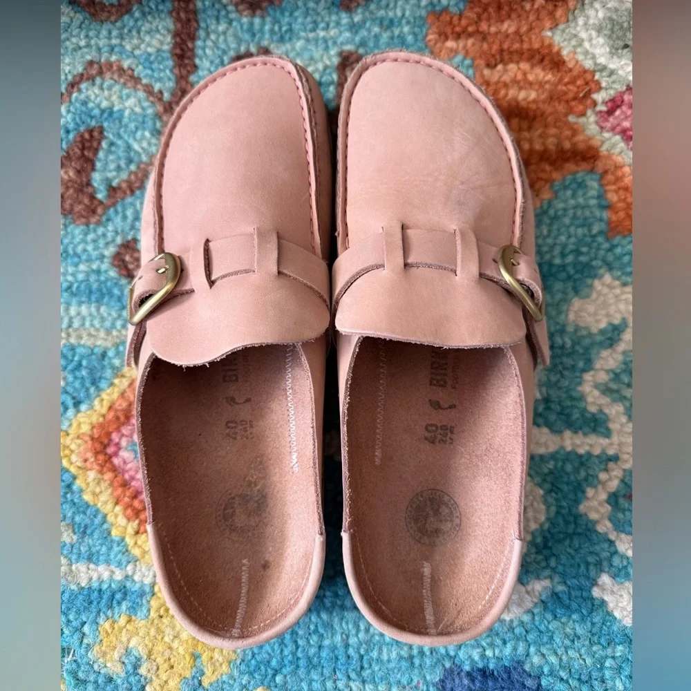 BIRKENSTOCK Buckley Pink Leather 40 (9). Barely worn, excellent condition! - Picture 2 of 5